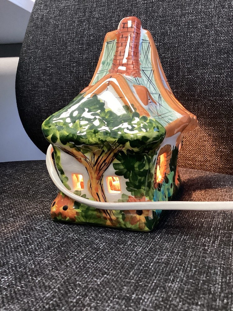 Derek Fowler Ceramic Night Light Mice School Model Working 18cm (H)