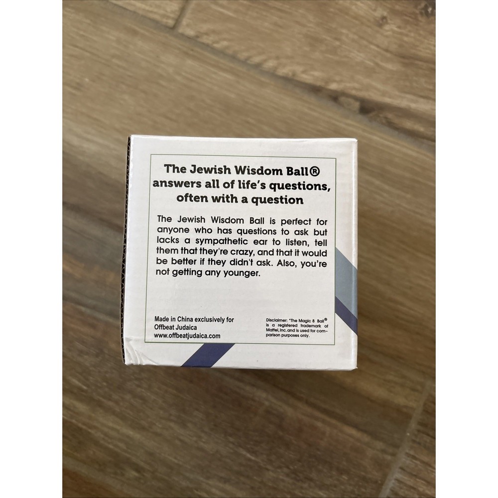 Jewish Wisdom Ball Magic 8 Ball