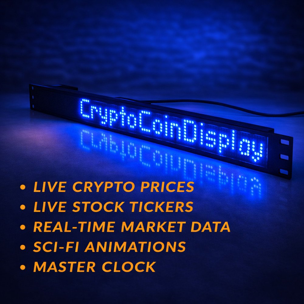 19” 1RU Data Network, Madia Server Rack Led Display