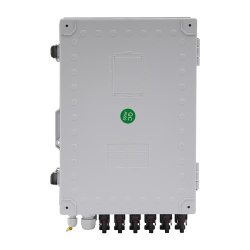 6 String PV Solar Combiner Box Circuit Breaker Junction Box For Solar System