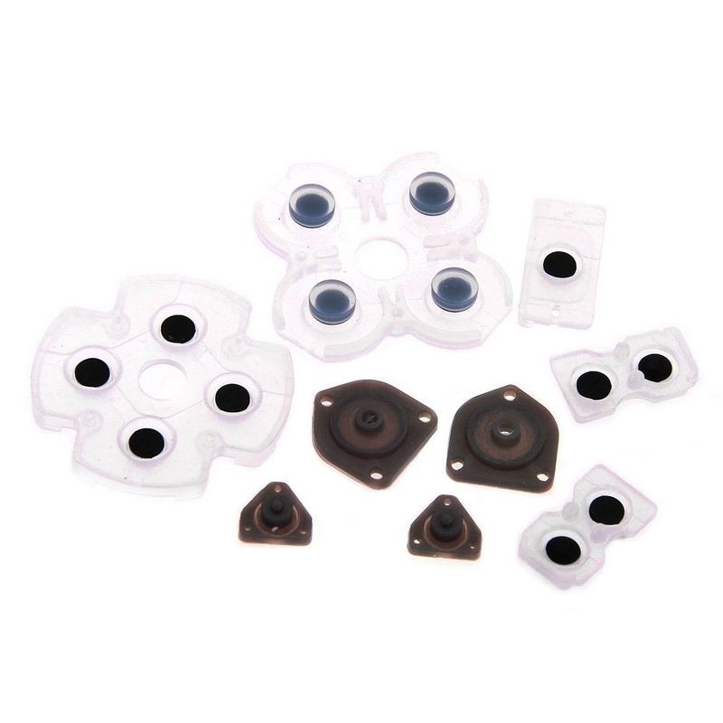 1Set Rubber Conductive Pad Silicon Buttons For Sony PS4 Wireless Controller C