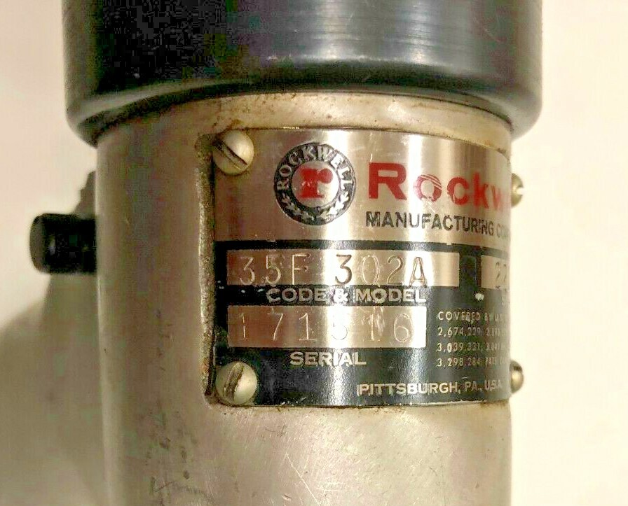 Rockwell 35F302A Pneumatic Air Tool