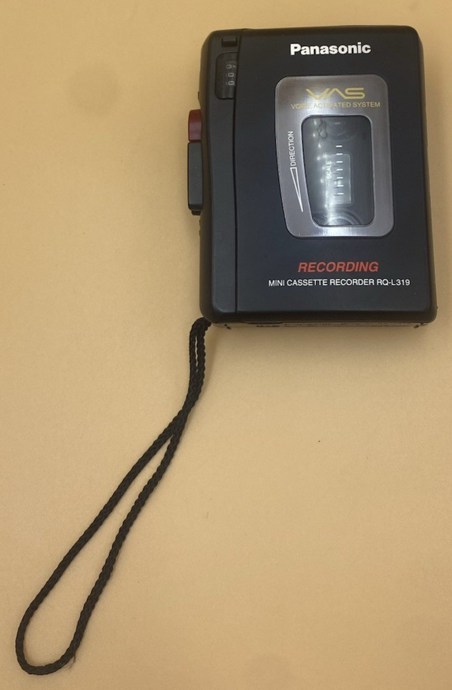 Panasonic Portable Mini Cassette Recorder Player RQ-L319 VAS - Tested & Works!