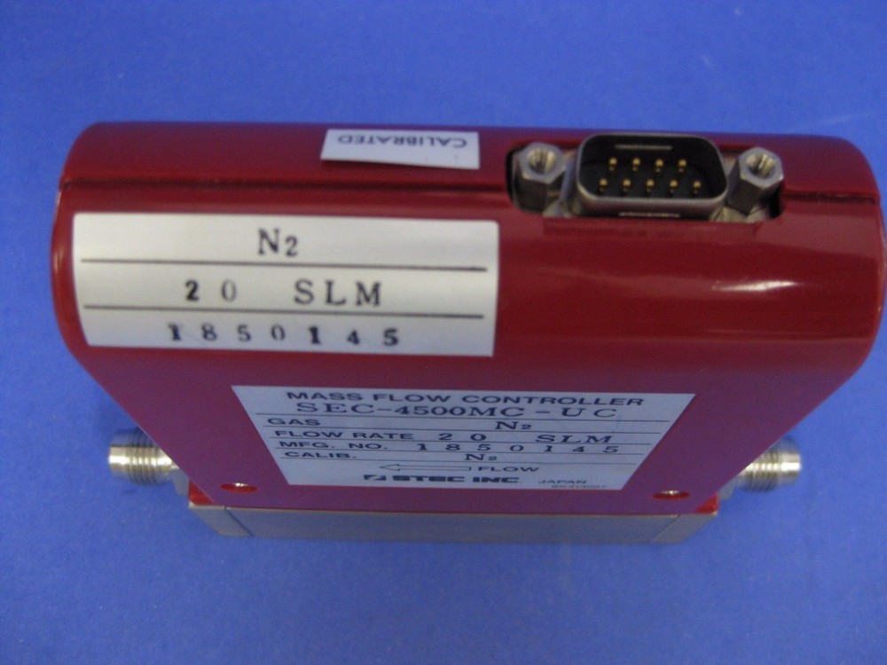 Stec SEC-4500MC-UC Mass Flow Controller 20 SLM, N2, Used