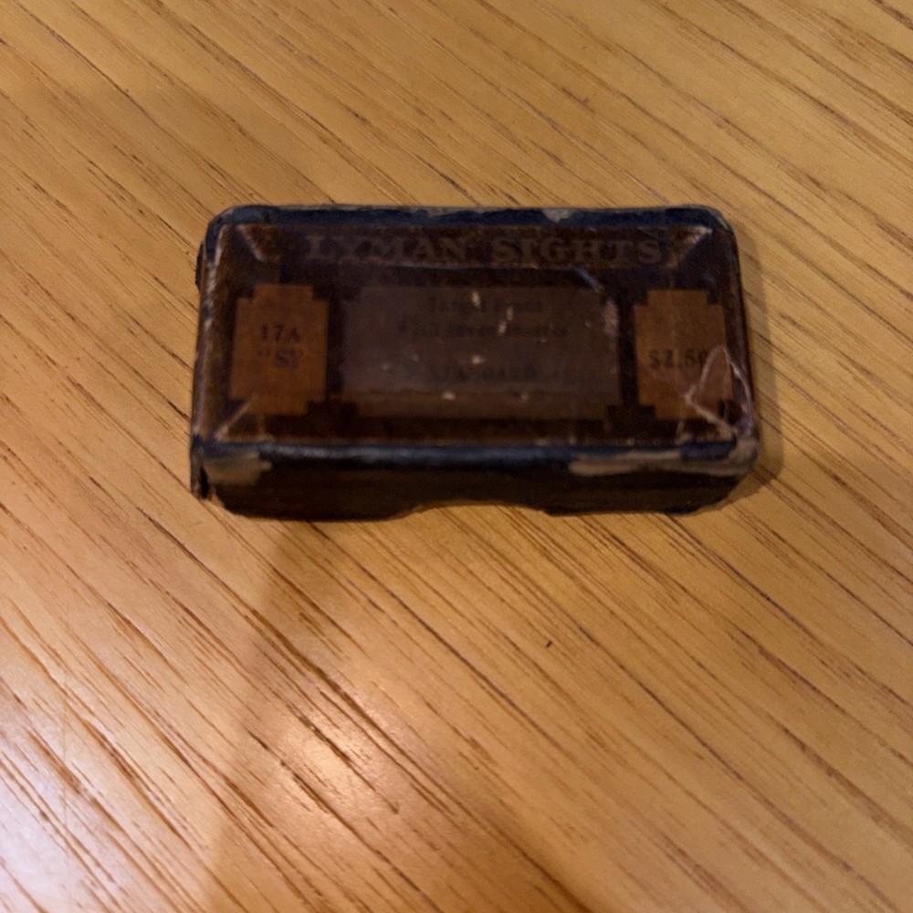 Lyman Model 17 A Sight Box Only & Instructions