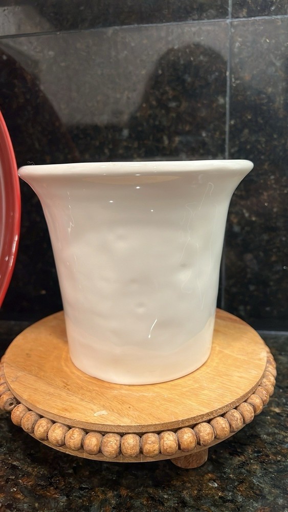 Pottery Barn “wish” Christmas Cache Pot