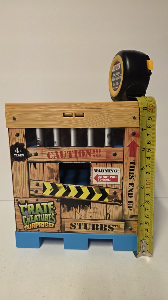 STUBBS, The Crate Creatures Surprise Interactive Monster With Cage