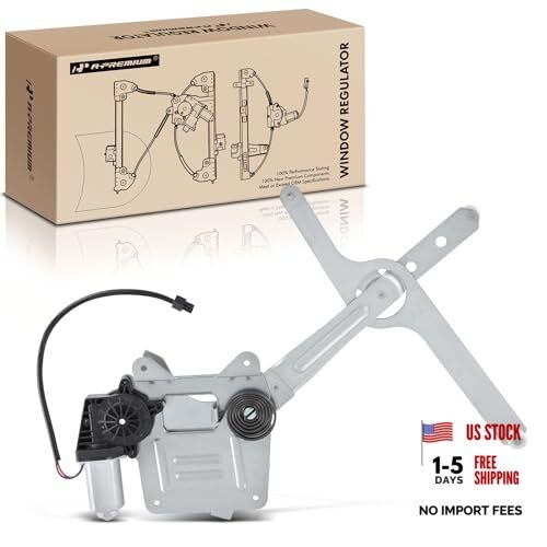 Power Window Regulator with Motor Compatible with Front Passenger Side