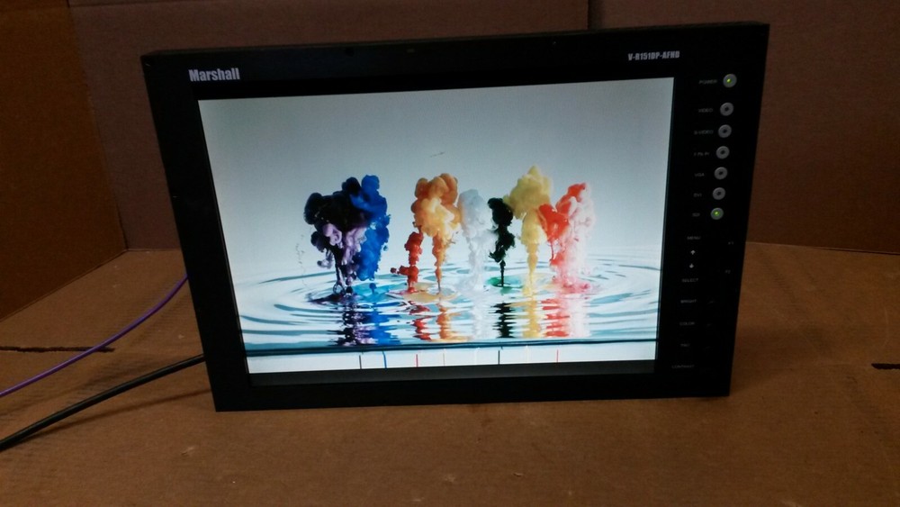 Marshall Electronics V-R151PAF-HD 15" TFT LCD 4:3/16:9 Switchable with HD/SD-SD