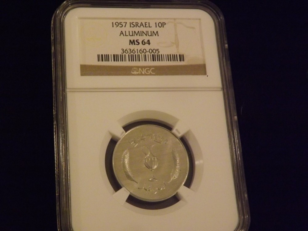 1957   10 P     ISREAL        NGC  MS 64