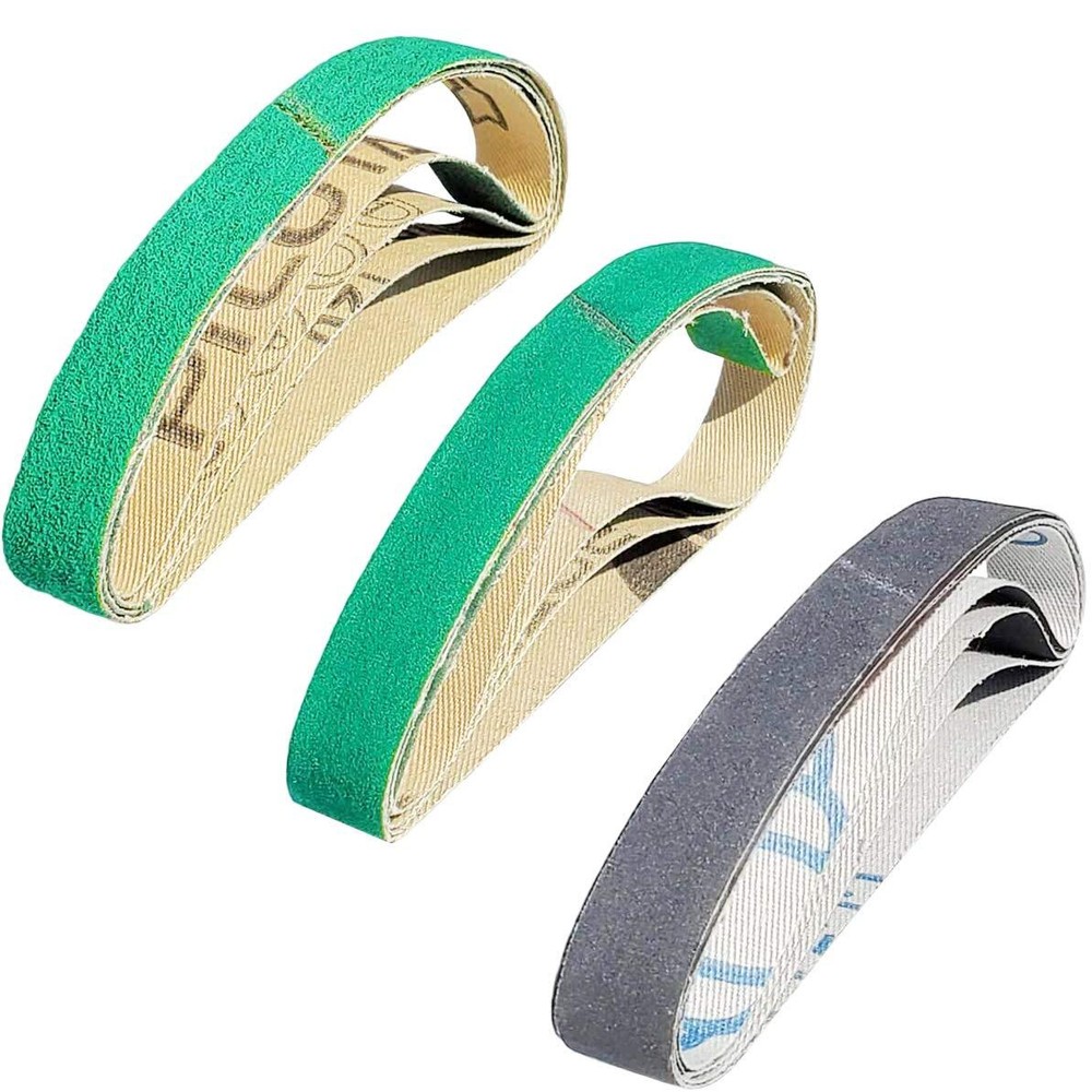 1/2"x10" Replacement Knife Sharpener Sander Belt Kit for Work Sharp WSCMB Combo