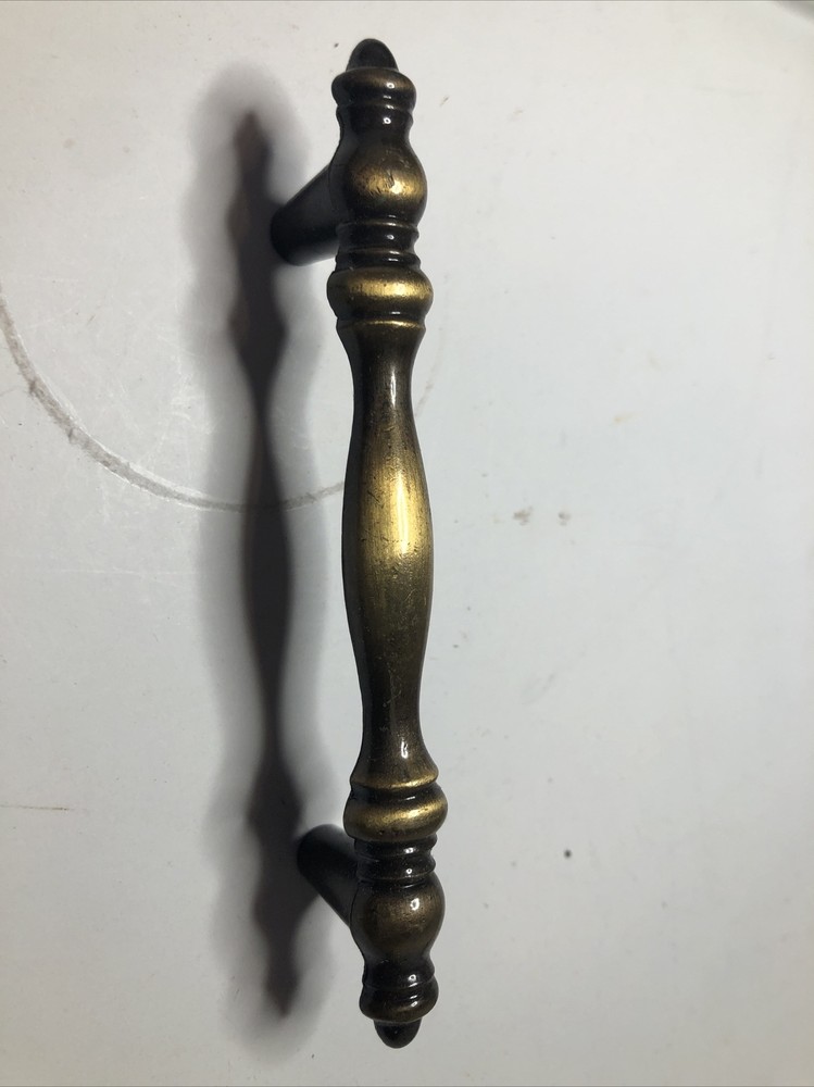 Vintage  Cabinet Door Handle Drawer Pull  Brass