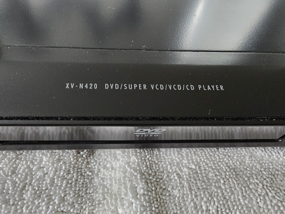 JVC XV-N420 DVD SUPER VCD CD Player With Remote Tested