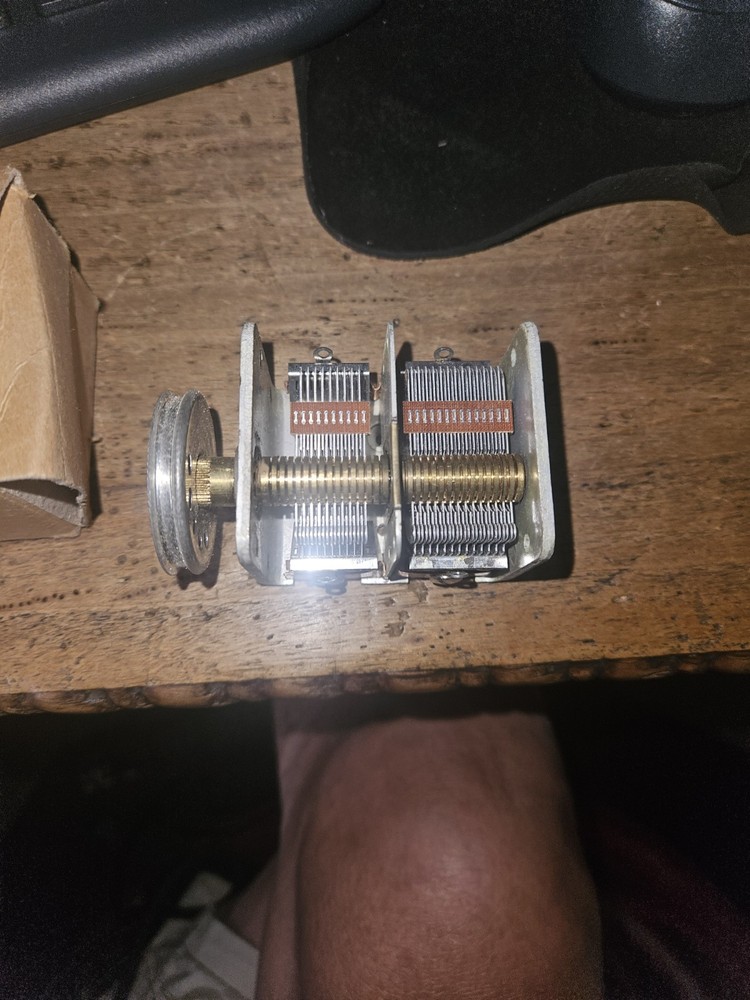 HTF VINTAGE NOS R/C ELECTRONICS VARIABLE TUNING CAPACITOR HAM RADIO