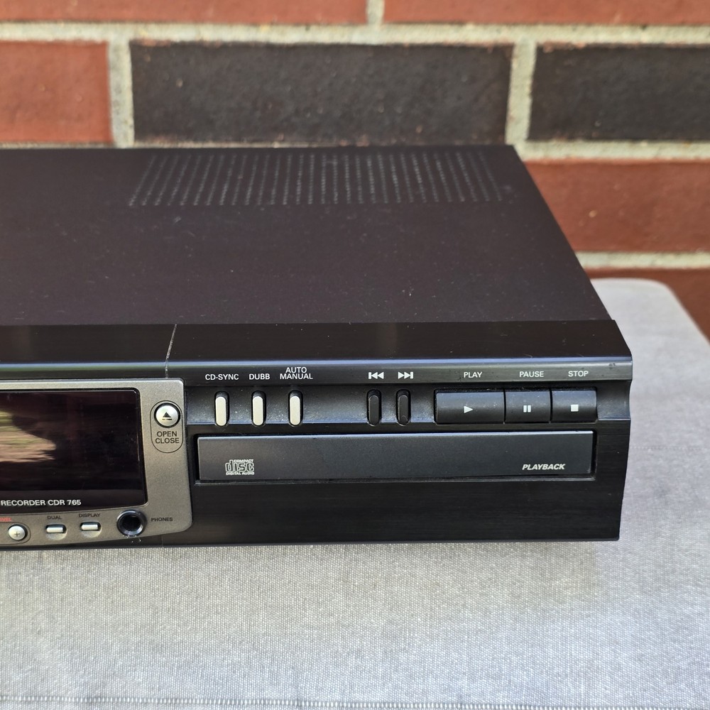 Philips CDR 765 Audio Compact Disc Recorder / No Remote TESTED WORKING