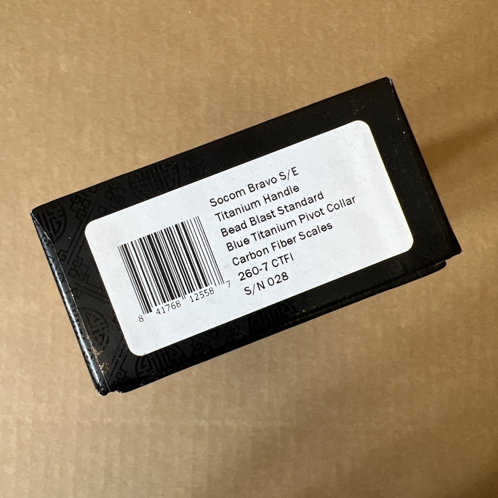 Microtech Socom Bravo Mini T/E 261M-7 CFTI Folding Knife