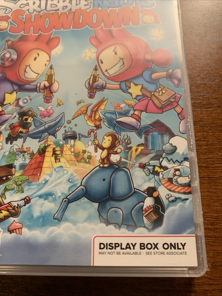 Scribblenauts Showdown / Nintendo Switch Authentic Display Box Only / NO GAME