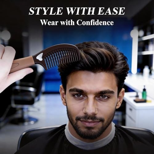 3PCS Texture Comb Set, Texture Fringed Comb and Texture Comb Men for Styling,