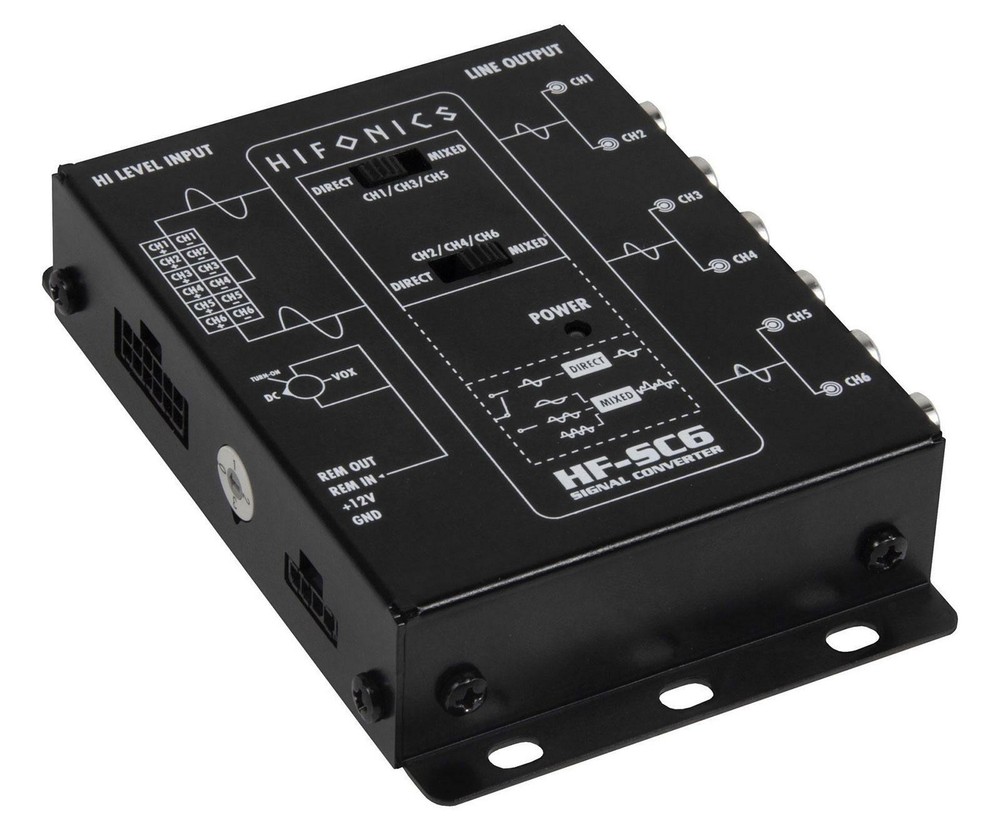 6-Channel HIGH To Low Level Converter with summing function HIGH SOUND QUALITY