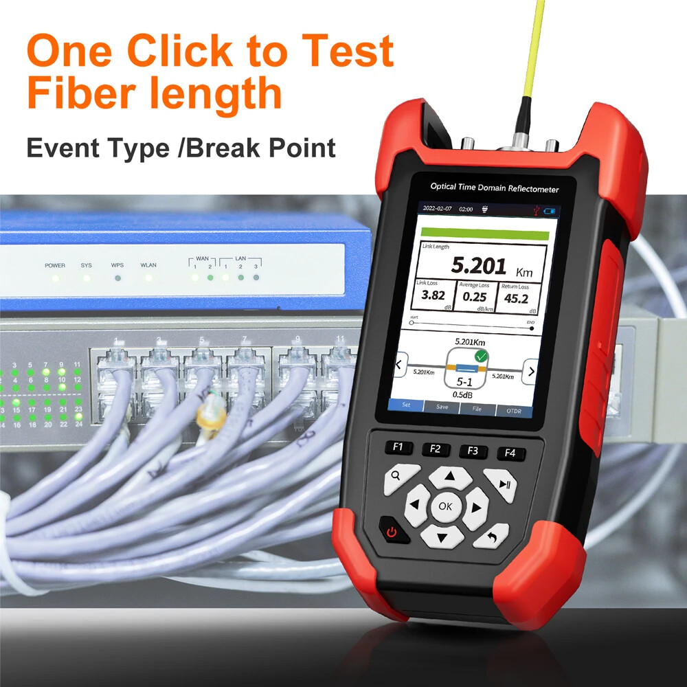 Optical Fiber Tester Optical Reflectometer Event Map Ethernet CableTester