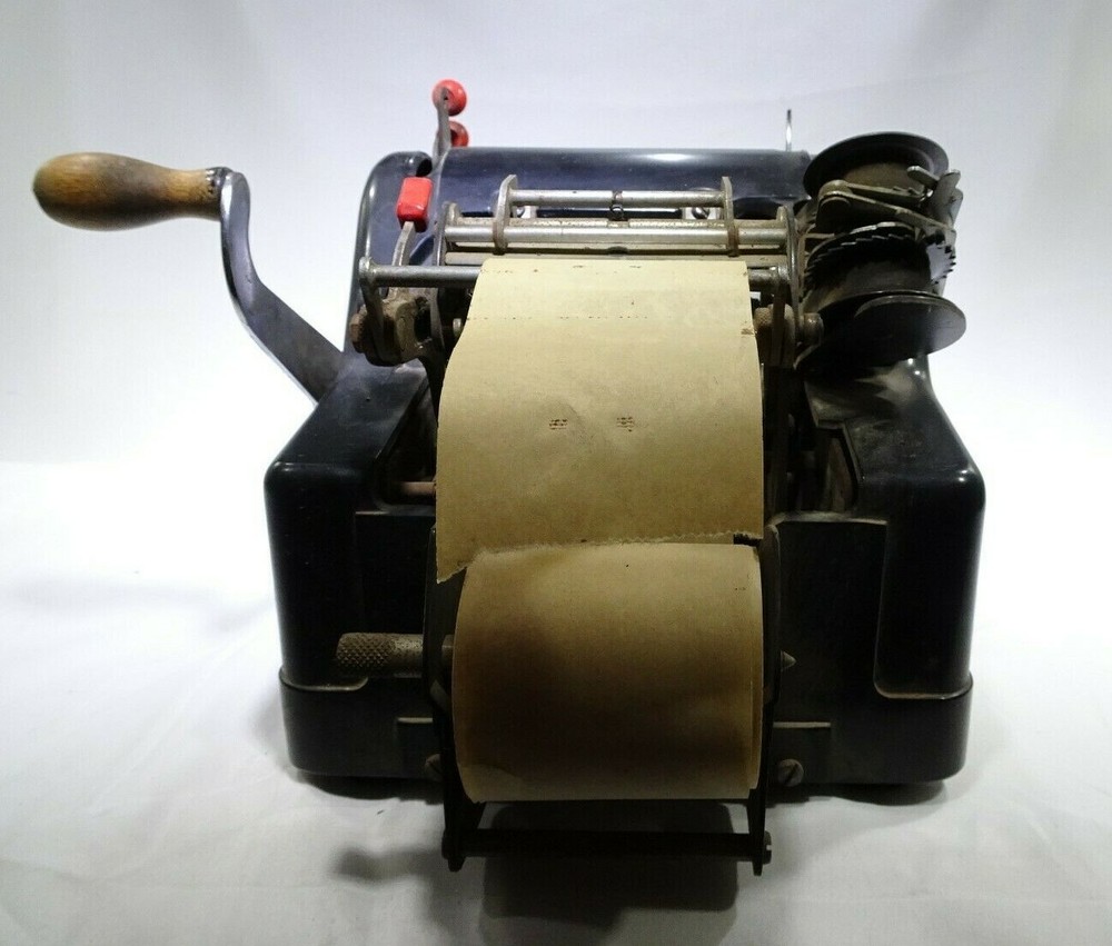 Vintage Smith & Corona? Hand Crank Adding Machine TF