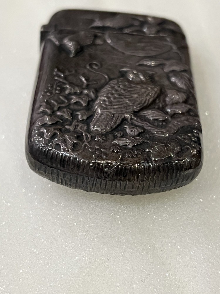 Stunning sterling silver Owl match Safe