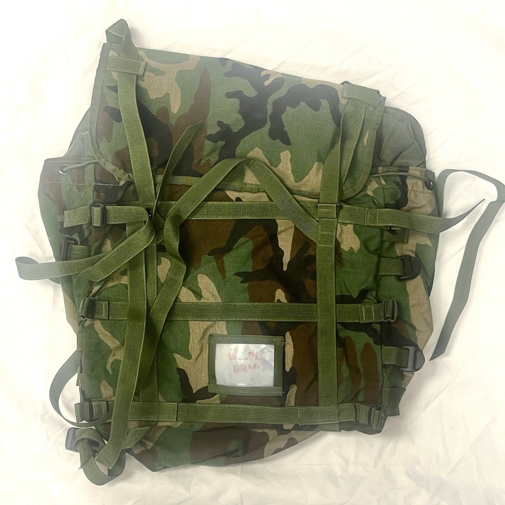 Military Issue MOLLE II Main Pack - Woodland Camo -- PACK ONLY