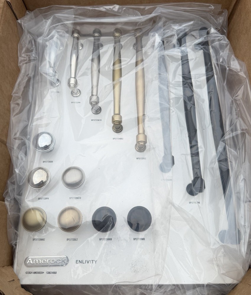 Amerock Showroom Display Board Cabinet Pulls & Knobs For Enlivity Line