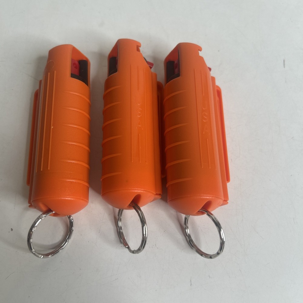 3-Pepper Spray Keychains New