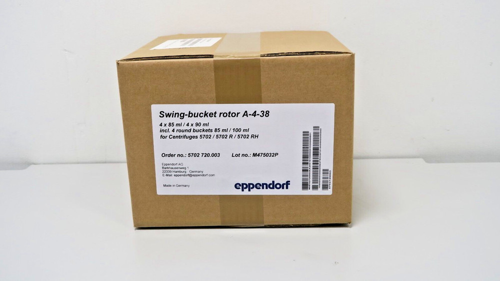 New Eppendorf A-4-38 rotor with round buckets