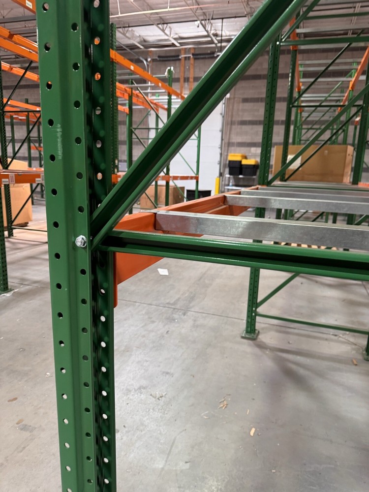 Warehouse Pallet Racking Frames, Beams, Pallet Supports, Row Spacers, Guard Rail