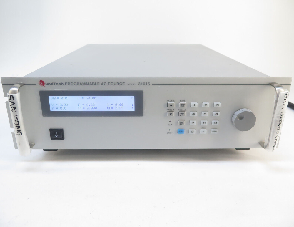 QuadTech Chroma 31015 Programmable AC Power Source 300V/1KHZ/1500VA