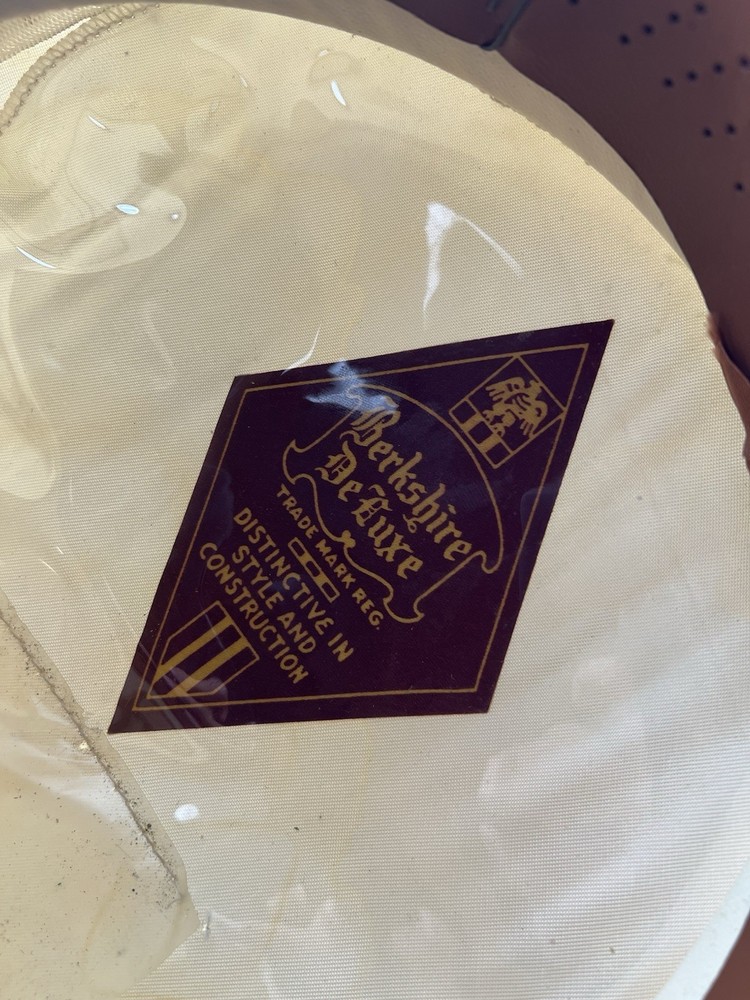berkshire deluxe military hat white vintage USAF