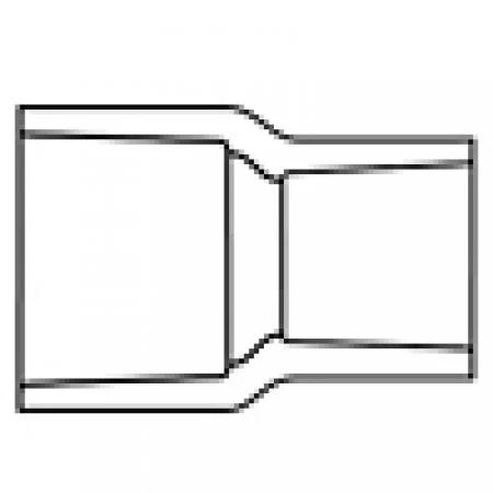 Spears 429-130 1X1/2 PVC Reducing Coupling Socket SCH40