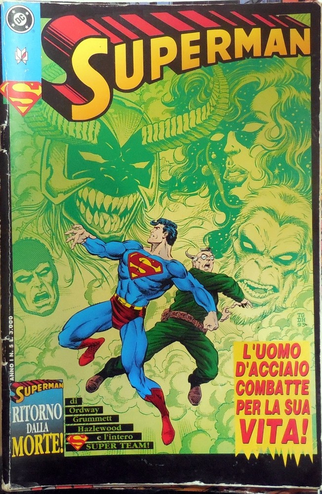 1994 SUPERMAN PLAY PRESS COMIC N.5