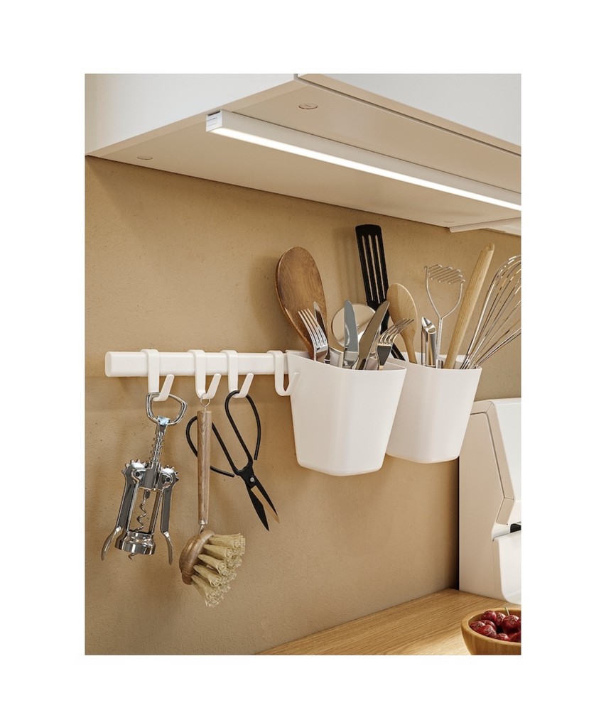 IKEA Sunnersta Hook Plastic White 1 Pack/5 Hooks New