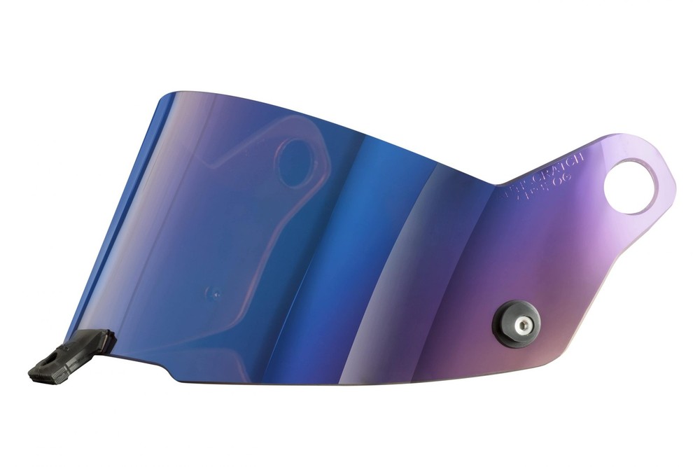 Stilo YA0805ABP ST5 Helmet Visor - Iridium Blue, Medium NEW