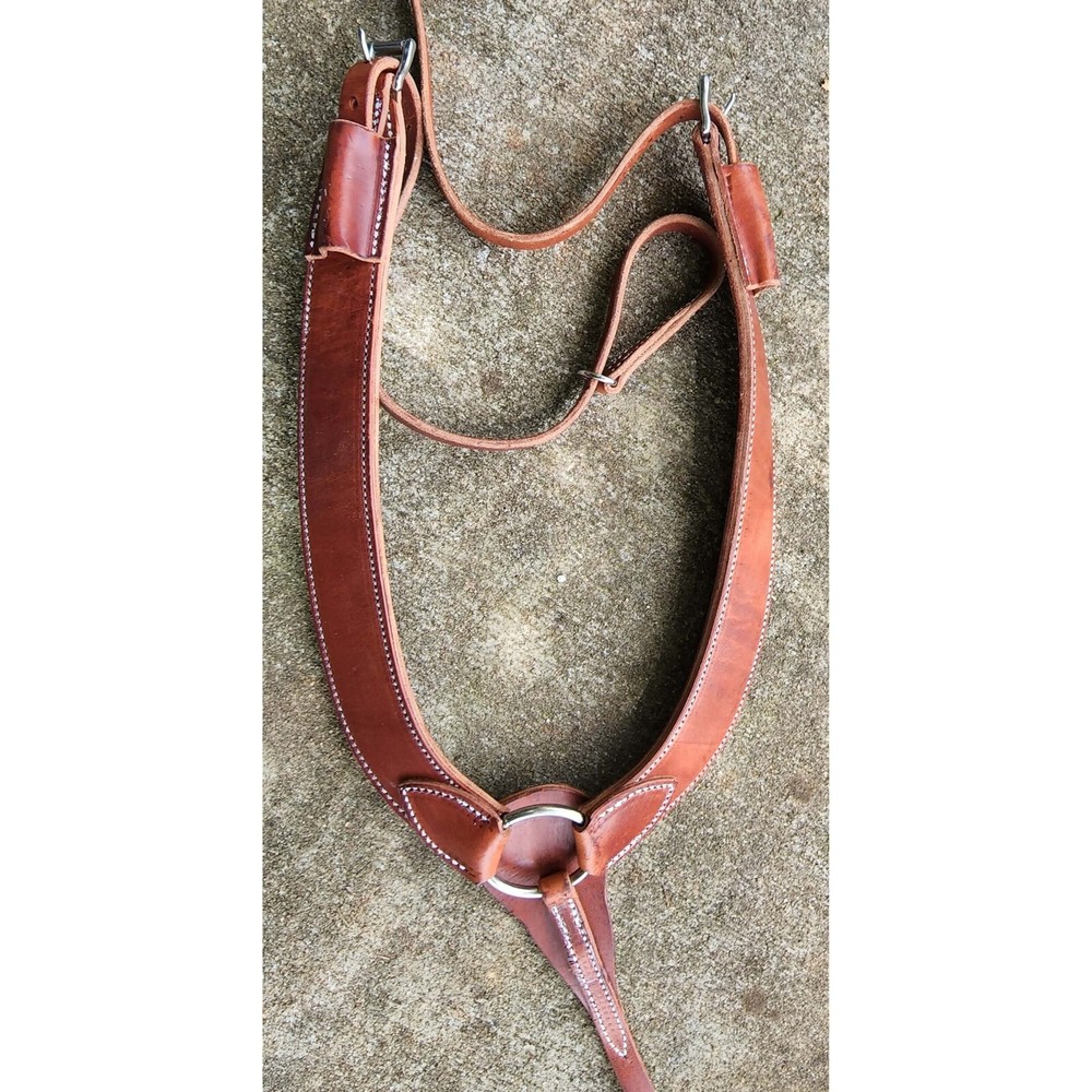 New Smaller Western Herman Oak Harness Leather Pulling Breast Collar