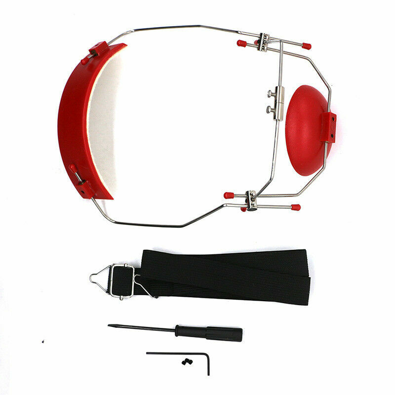 5Pcs Dental Orthodontic Adjustable Reverse-Pull Headgear Red Color