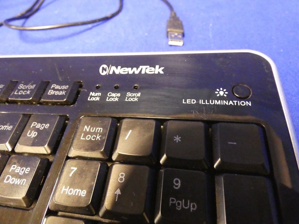 Newtek Keyboard w/ USB Connection, LED Illumination