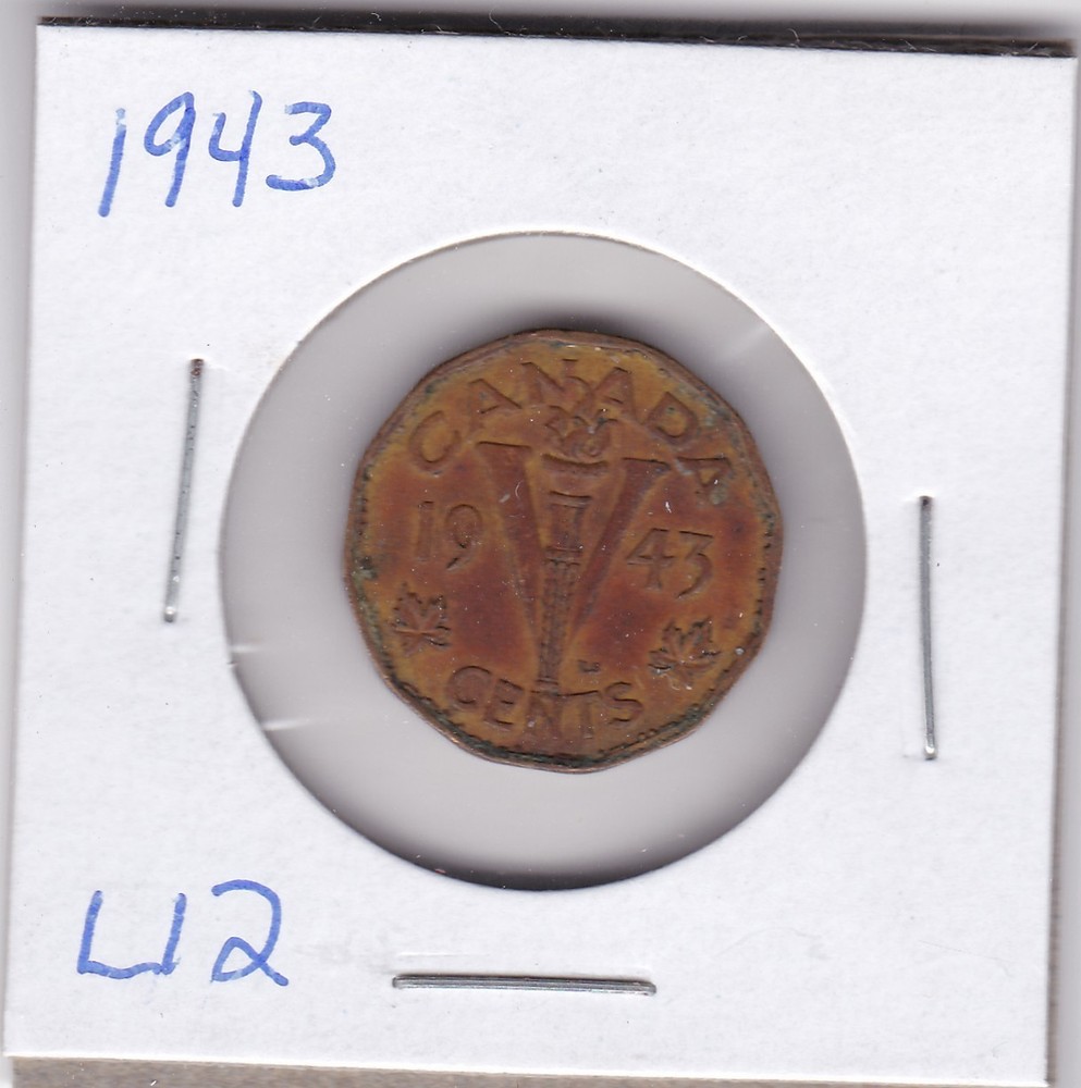 1943 Canada 5 Cents L12