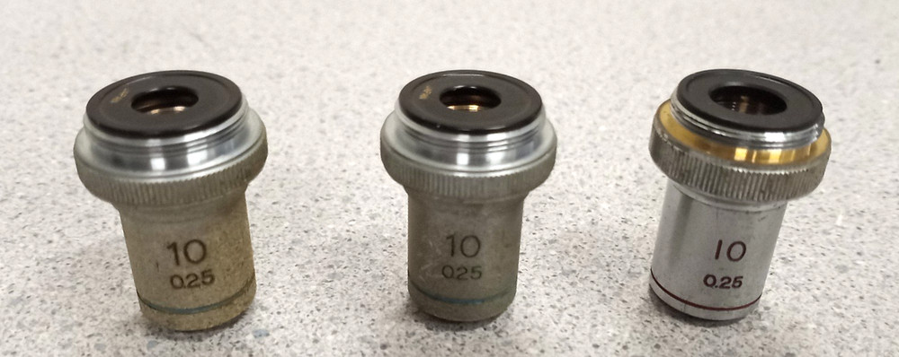 3x Microscope Objective: 10-0.25 Lens