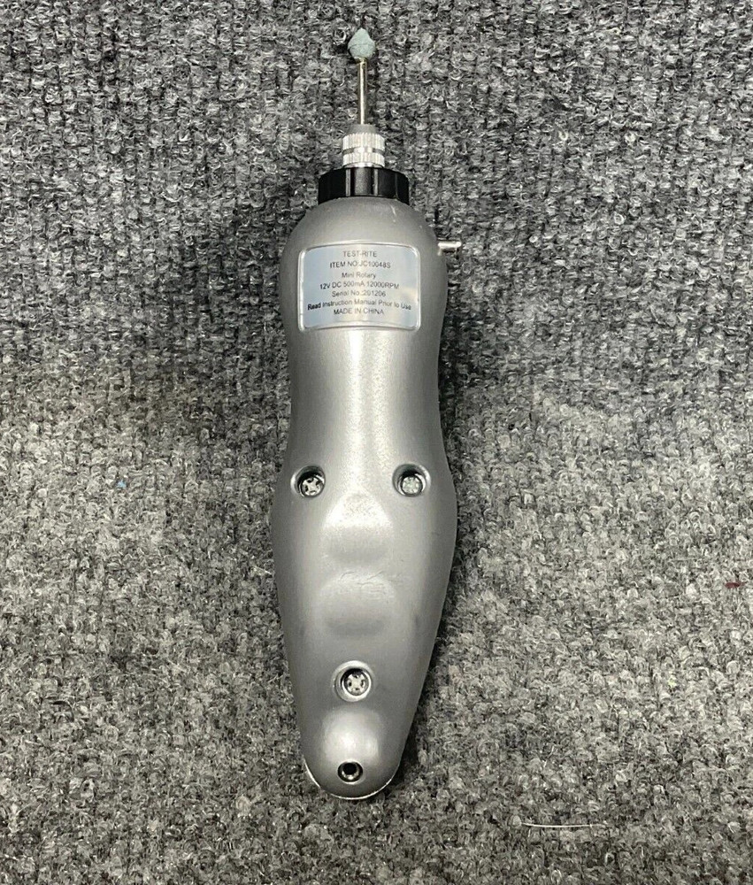 Mini Rotary Tool Test Rite JC10048S Tool Set with Case & Attachments