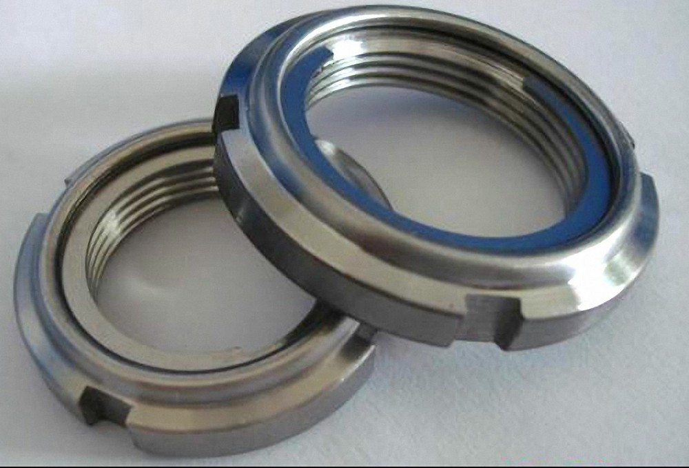 M10 - M90 Right Hand Fine Thread Nylon Locknut Slotted Castle Nut Select Size