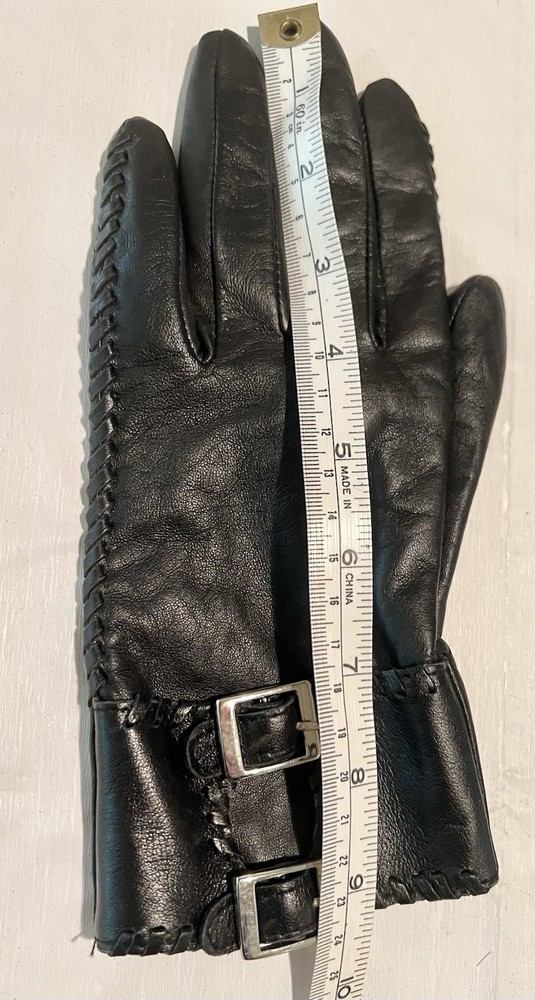 Wilson Leather Black Leather Gloves L Thinsulate Lined