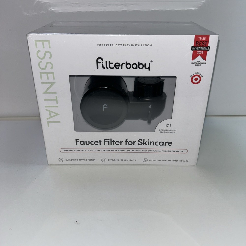 Filterbaby Faucet Filter Essential Black NEW SEALED