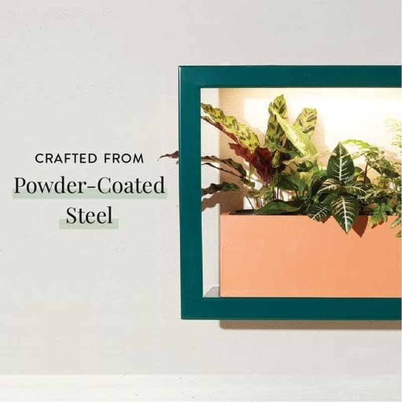 Emerald Smart Growframe Wall-Mounted LED Grow Light with Shelf