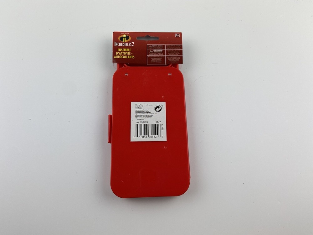 amscan designware Incredibles 2 activity color page case