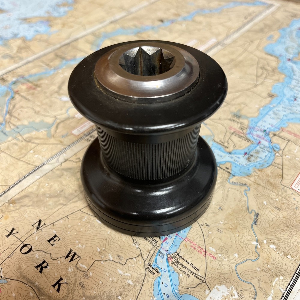 3" Anodized Aluminum Winch, 3" Base Diameter, 3-1/4" Height