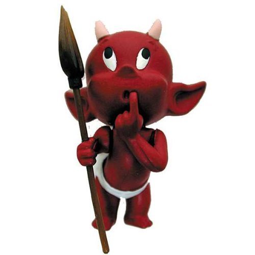 HOT STUFF: Little Devil Perplexed 3D Sculpted PVC PIN - Harvey Comics Licensed